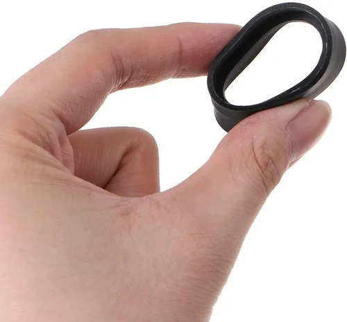 Vista 3 de 2 piezas de protección ocular de goma suave 1.142-1.181 in protectores de ojos copas cubiertas para oculares de microscopio binocular tapas negras.
