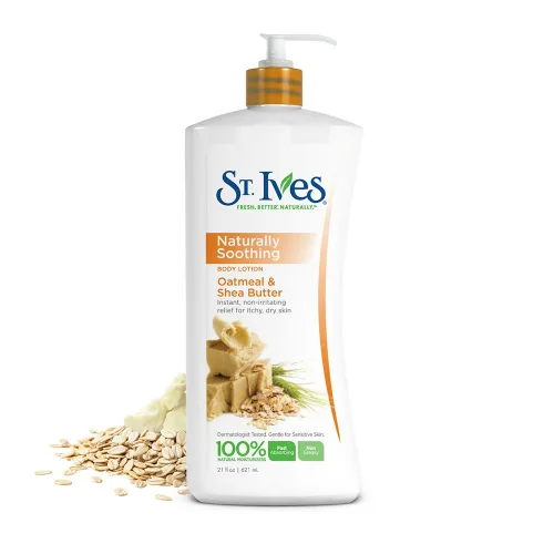 Vista 3 de St Ives Fresh skin Exfoliante Corporal, albaricoque 9 oz, Avena y manteca de karité