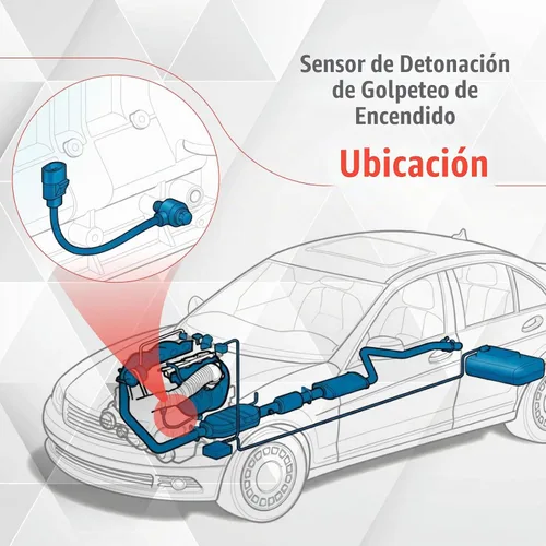 Vista 4 de Sensor de detonación de golpe de encendido