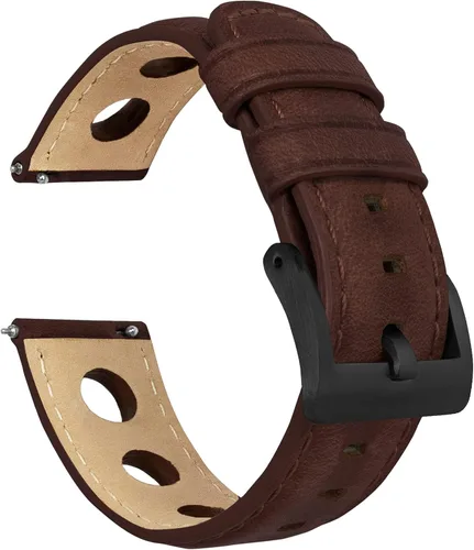Vista 33 de Barton Racing & Rally Horween - Correas de cuero con barras de resorte de liberación rápida integradas, longitud estándar para muñecas de 5 a 8