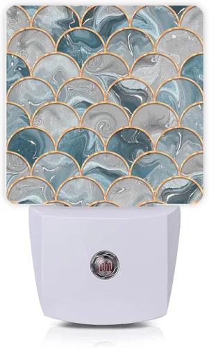 Vista 12 de Luz nocturna de loto de lirio de agua rosa, luces nocturnas LED enchufables, lámpara de noche con sensor automático, lámpara de anochecer a Lirio