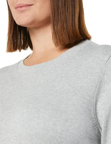 Vista 5 de Tienda Essentials - Suéter para mujer (100% algodón), diseño de cuello redondo