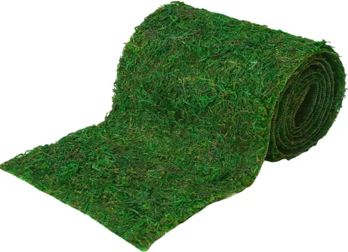 Vista 4 de Rollo de musgo verde para jardines de hadas, bodas, otras artes y manualidades (10x120cm (4" W x 48" L))