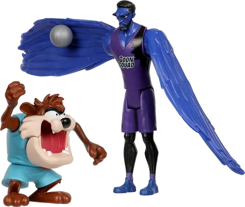 Vista 6 de Moose Toys Space Jam: A New Legacy - Paquete de 2 - On Court Rivals - Tasmanian Devil & The Brow, multicolor (14581)