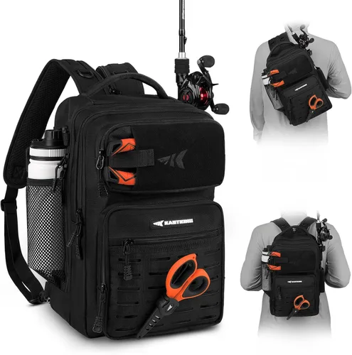 Vista 7 de KastKing BlowBak - Bolsa táctica para aparejos de pesca, mochila de pesca ligera, almacenamiento para equipo y equipo, regalo para hombres
