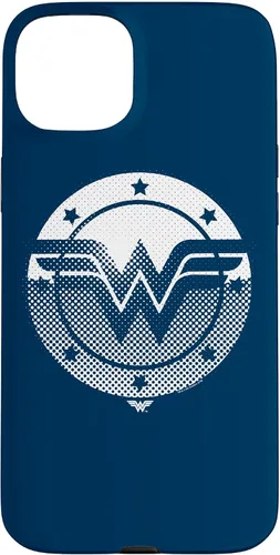 Vista 9 de Wonder Woman Funda con logotipo de escudo de medio tono para iPhone 17