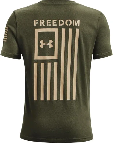 Vista 2 de Under Armour Nueva camiseta Freedom Flag para niño