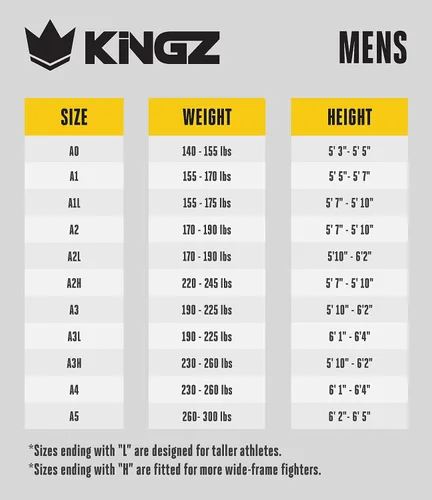 Vista 7 de KINGZ The One Brazilian Jiu Jitsu Gi - Kimono BJJ ligero y duradero para hombre - IBJJF Legal - 400gsm Pearl Weave Pro Training