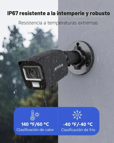 Vista 6 de ANNKE 8CH 3K Lite sistema de cámara de seguridad con cable, cámara al aire