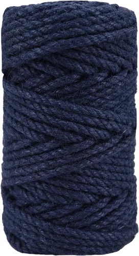 Vista 6 de Leecogo Cuerda de yute de 4,5 mm 30 metros de cuerda natural para manualidades, ideal para jardinería en casa, macramé, manualidades, DIY, postes
