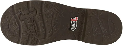 Vista 5 de Justin Boots Mujeres Gemma 8" Punta Redonda Casual Botas Mid Becerro Tacón Bajo 1-2" - Marrón