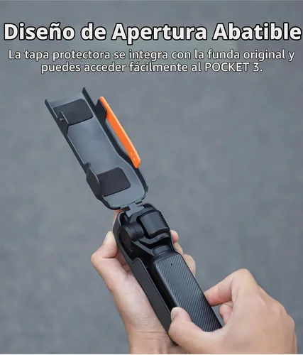 Vista 4 de Bolsillo 3 Funda protectora portátil Gimbal lente plástico duro resistente a los arañazos caso Accesorios para DJI Pocket 3