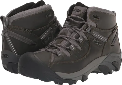 Vista 7 de KEEN Targhee II Botas de senderismo impermeables para hombre, AlcatrazFired Brick