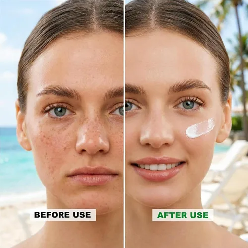 Vista 5 de Protector solar coreano Centella SPF 50+ de amplio espectro, fórmula mineral sin fundición blanca, protector solar diario ligero para pieles