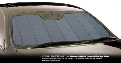 Vista 3 de Intro-Tech Automotive HD-92A-R Ultimate Reflector - Parasol plegable para parabrisas para modelos Honda Civic Coupé, con sensor, color plateado