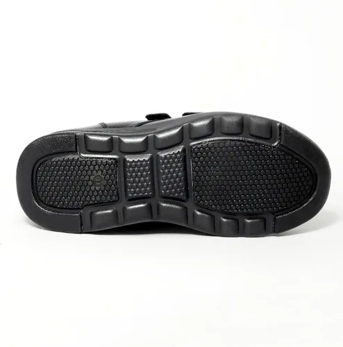 Vista 3 de YOJANEO Zapatos para diabéticos para hombres, zapatos de vestir de ancho ancho ajustable, zapatos de velcro para diabéticos, edema para fascitis