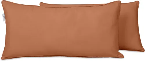 Vista 114 de Funda de almohada lumbar de tela de poliéster para interiores y exteriores, impermeable, rectangular, para todo tipo de clima, para muebles