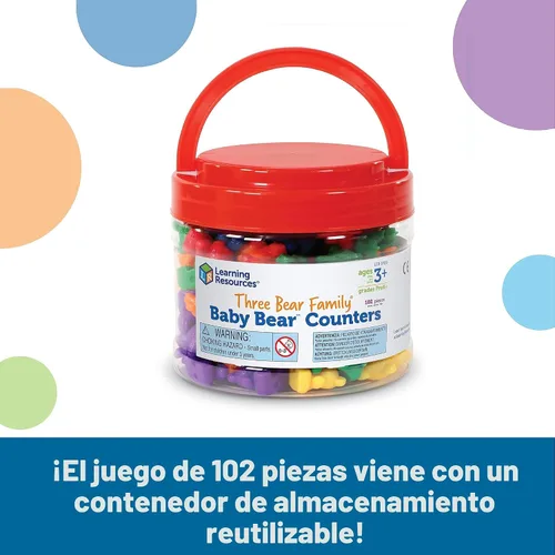 Vista 4 de fichas con forma de Bebé Oso (102 unidades).