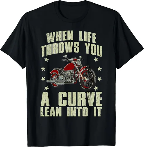 Vista 71 de Funny Motorcycle Racer Design for Men Women Motorcycle Lover T-Shirt Asphalt Grey