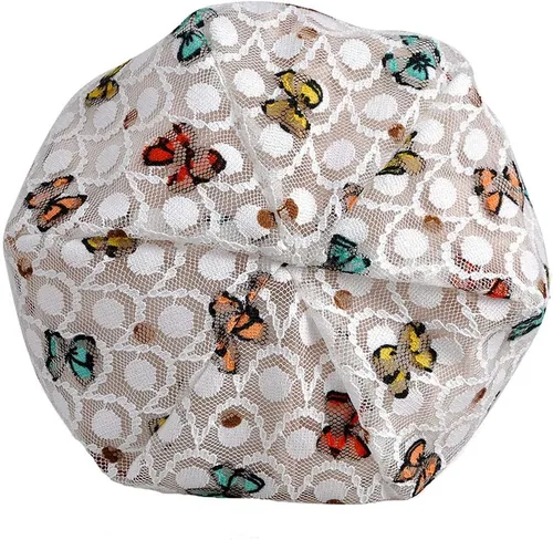 Vista 2 de MaxNova - Gorro de encaje de algodón tipo turbante ideal para dormir y para pacientes recibiendo quimioterapia