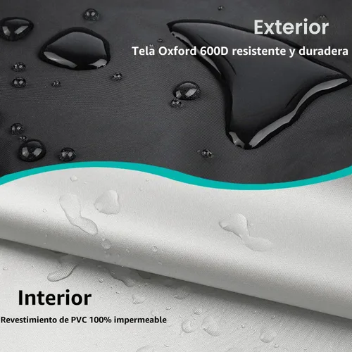 Vista 3 de Funda para Cama de Perro, Impermeable de Plástico Resistente DIY Funda para Cama de Mascotas, Antiadherente al Pelo Fácil de Limpiar Fundas