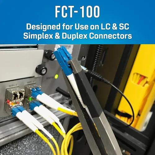 Vista 6 de Jonard Tools Kit de limpieza e inspección del conector de fibra óptica TK-188 con microscopio 200x