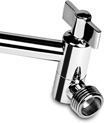Vista 7 de Blue Ocean Brazo de extensión universal de latón macizo de 11 pulgadas SA001 de altura ajustable, antifugas y resistente al óxido