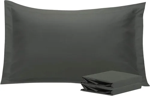 Vista 12 de NTBAY Fundas de almohada estándar, paquete de 2 fundas de almohada de microfibra cepillada de 20 x 26 pulgadas, súper suaves y acogedoras