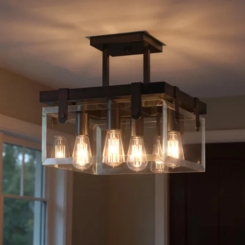Vista 9 de Urban Ambiance UHP2454 - Lámpara de tocador de baño moderna de lujo, tamaño pequeño: 8.38 pulgadas de alto x 7 pulgadas de ancho, con elementos