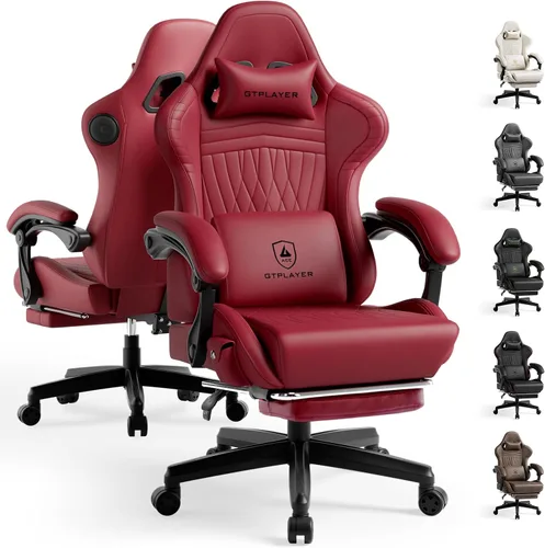 Vista 14 de GTPLAYER ACE-PRO Sillas Gaming Musicales – Altavoces Integrados, Soporte de App y Control Bluetooth, Sillas de Juegos de Computadora con Reposapiés