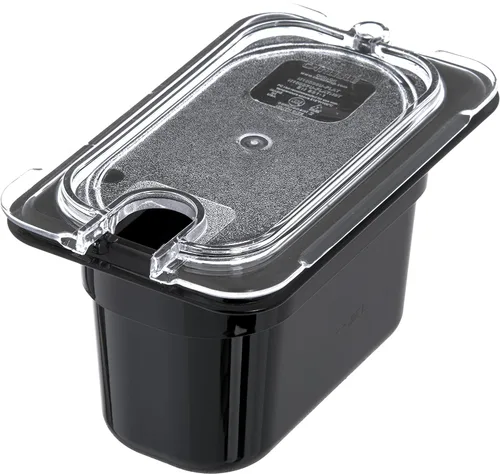 Vista 11 de Carlisle FoodService Products StorPlus StorPlus - Tapa universal de policarbonato con muescas, superficie plana con muescas, transparente