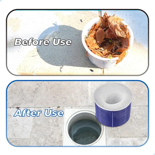 Vista 7 de ANTOBLE Paquete de 20 calcetines de skimmer para piscina, bolsa de microfiltro compatibles con Pool Blaster Water Tech Catfish Max CG Aqua Escoba