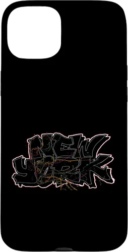 Vista 9 de Funda para iPhone 16 Graffiti New York y trenes