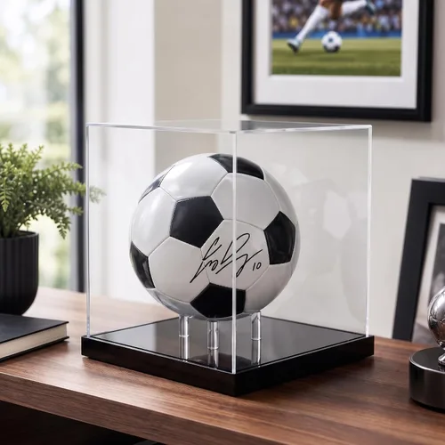 Vista 6 de OnDisplay - Vitrina de acrílico transparente para pelotas de fútbol