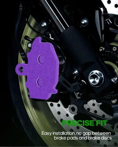 Vista 5 de SCITOO FA369/4, FA192 Pastillas de freno para Kawasaki Ninja ZX6R 2003-2006 pastillas de freno delanteras y traseras de fibra de carbono