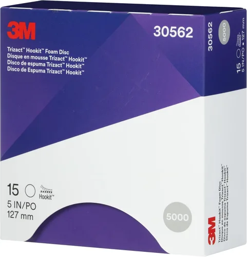Vista 3 de Trizact 3M Trizact Hookit - Disco de espuma, 30562, 5 pulgadas, 5000
