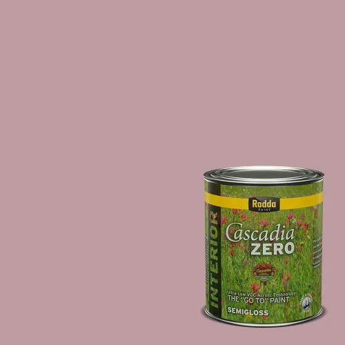 Vista 176 de Rodda Paint CASCADIA ZERO - Pintura satinada e imprimación para interiores en uno, 1 galón, Lady Flower Flor de señora