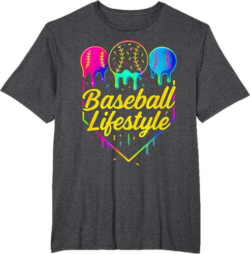 Vista 24 de Baseball Life Style 101 - Camiseta de béisbol para jóvenes