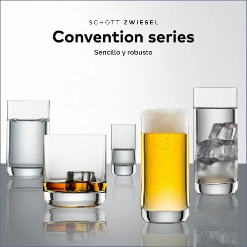 Vista 5 de Schott Zwiesel Tritan vaso de cristal de colección de insumos de bar convencionales, juego de 6, Transparente