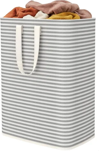 Vista 25 de Lifewit 75L x 2 Pack Collapsible Laundry Hamper Large,Tall Foldable Dirty Clothes Baskets Waterproof, Freestanding Double Bags with Easy Carry