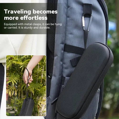 Vista 4 de DJI Osmo Pocket 3 Case, funda portátil para Osmo Pocket 3, asa roscada y cubierta, bolsa protectora compacta de almacenamiento para DJI Pocket 3