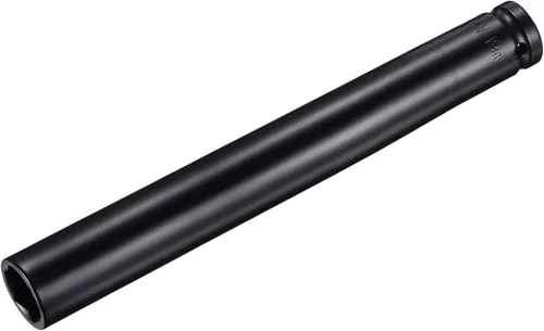 Vista 10 de uxcell 1/2" Drive by 0.669 in Deep Socket, acero CR-V tratado térmicamente 8" longitud, tamaños métricos de 6 puntos