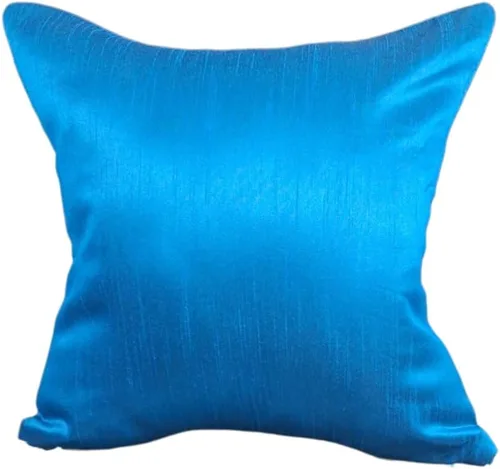 Vista 16 de Juego de 2 fundas de almohada decorativas para sofá, color azul aguamarina, almohada de granja de 12 x 12 pulgadas, fundas de almohada de seda