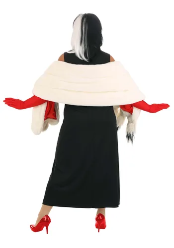 Vista 4 de Disfraz Plus Size Prestige de Cruella De Vil para Mujer Multicolor