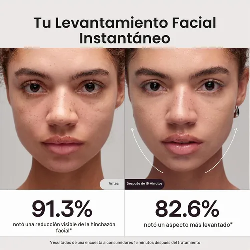 Vista 6 de Wavytalk Esculpir el dispositivo facial de la microcorriente del tiempo Oro champán