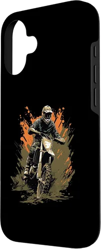 Vista 2 de Dirt Bike Camouflage Motocross Bikes for Boys Case for iPhone 16