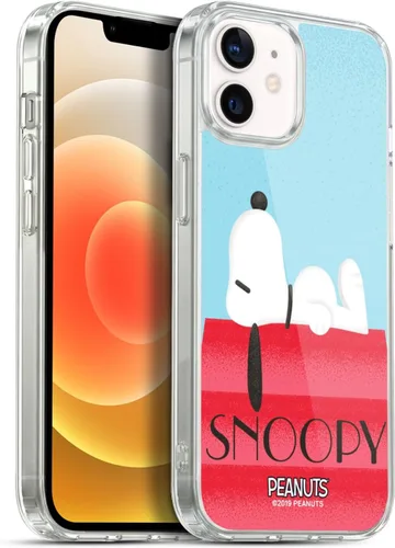 Vista 41 de Head Case Designs Snoopy Deco Dreams - Funda de gel suave con licencia oficial de Peanuts Blue Pattern compatible con Apple iPhone 7 Plus/iPhone 8