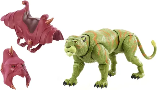 Vista 4 de Masters of the Universe Masterverse Battle Cat, figura de batalla Motu de 14 pulgadas para contar historias y exhibición, regalo para niños de 6