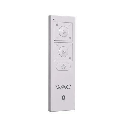 Vista 2 de WAC Lighting Ventilador de techo de 6 velocidades con control remoto inalámbrico Bluetooth para pared, color blanco