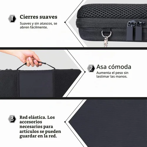 Vista 5 de co2CREA Estuche rígido de viaje para controlador de teclado Akai MPK Mini